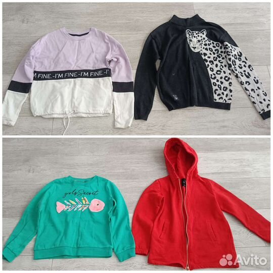 Вещи пакетом/поштучно на девочку 128-134