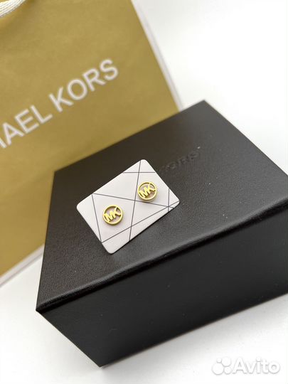 Серьги Michael kors новые сталь