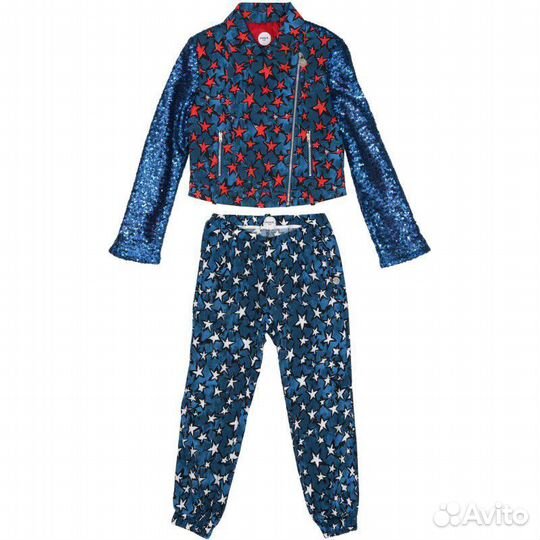 Parrot Штаны синие с белыми звездами