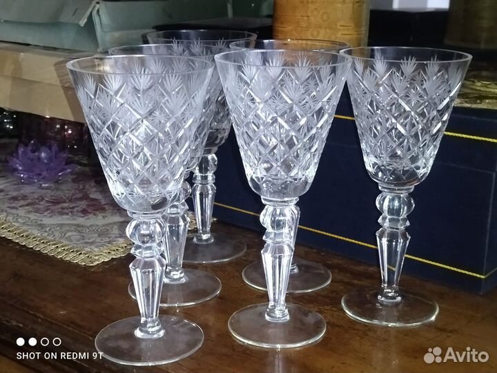 Фужеры хрустальные СССР