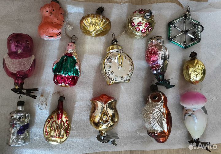 Елочные игрушки СССР