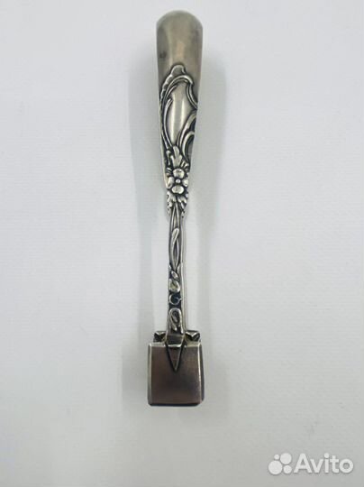 Щипцы для сахара Цветы Серебро 84 пробы