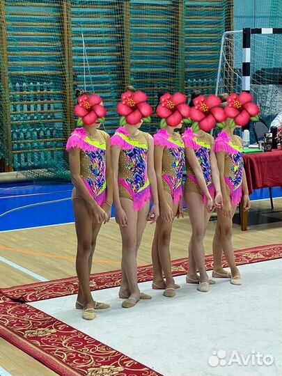 Купальник для художественной гимнастики групповые