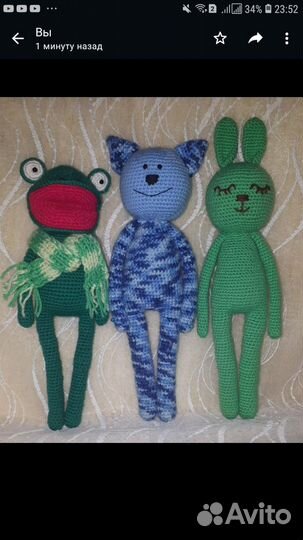 Игрушки вязаные крючком