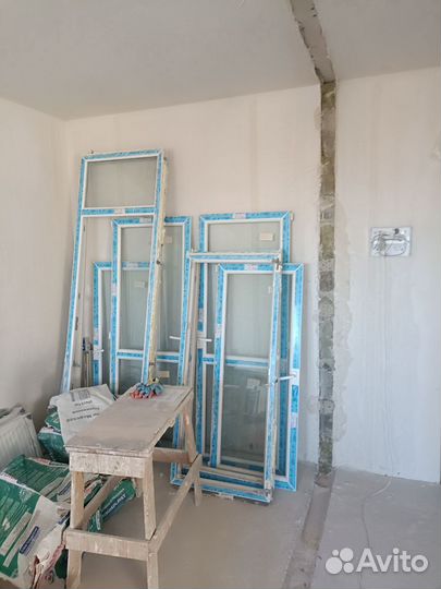 Окна пластиковые бу и балконные двери