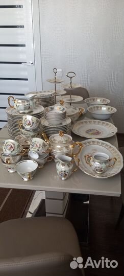 Набор посуды Чехия Богемия Мадонна 75 предметов