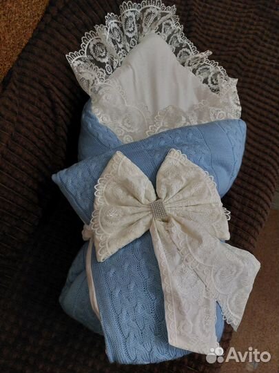 Конверт-одеяло на выписку зима