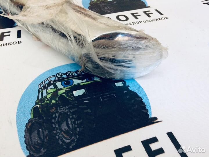 Защита заднего бампера d-76 Toyota LC Prado 120