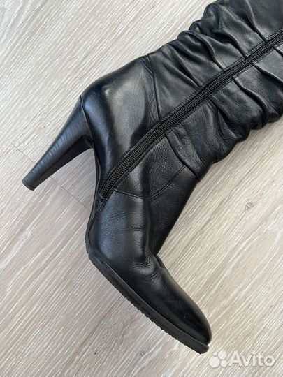 Сапоги женские натуральная кожа 37