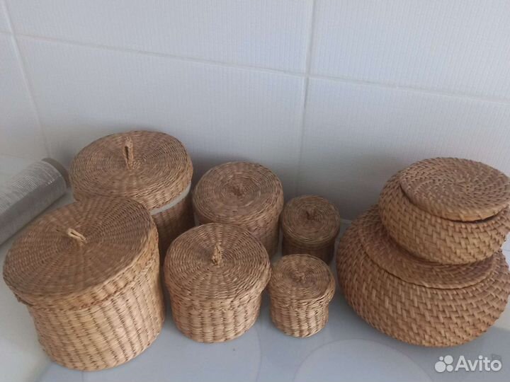 Корзина плетеная, для мелочей, икея