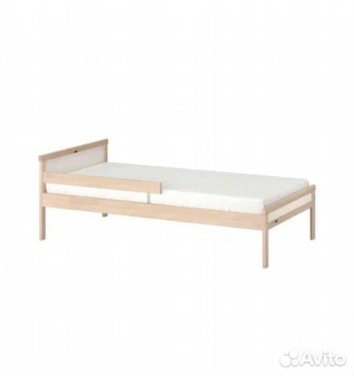 Кровать Икеа с бортиком Сниглар