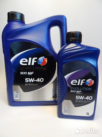 Масло моторное 5w40 ELF Evolution 900 NF