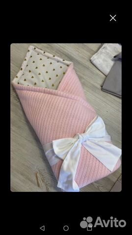 Конверт одеяло на выписку лето