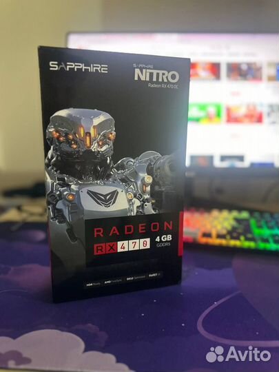 Видеокарта rx470 4gb