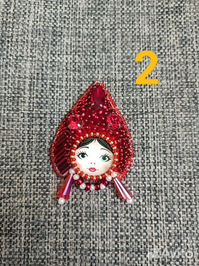 Брошь ручной работы