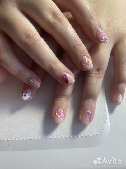 Маникюр покрытие гель лаком