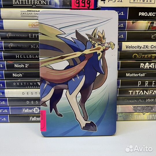 Pokemon sword Nintendo Switch steelbook