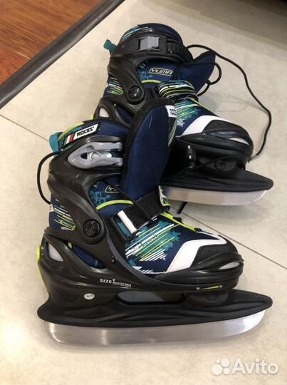 Коньки детские раздвижные 30-35
