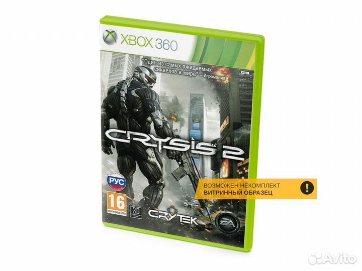 Crysis 2 витринный образец (Xbox360)