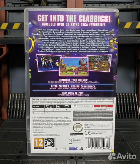 Sega Mega Drive Classics для Swich