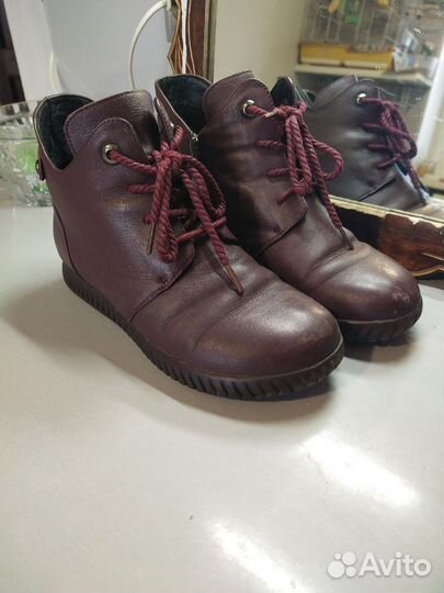 Ботинки демисезонные женские натуральная