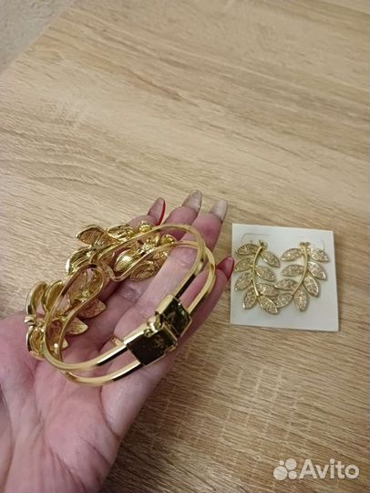 Серьги и браслет
