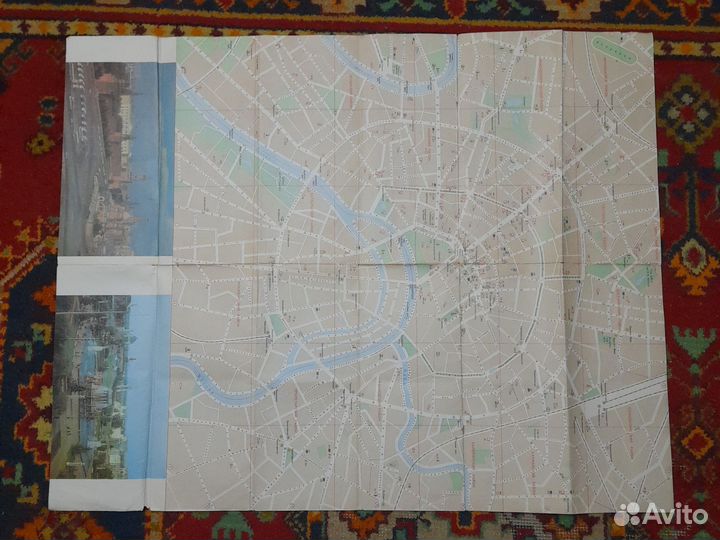 Карта Москва 1985 год