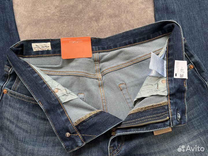 Джинсы Levi's 511 оригинал синие