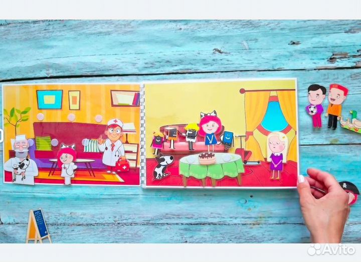 Книжка на липучках