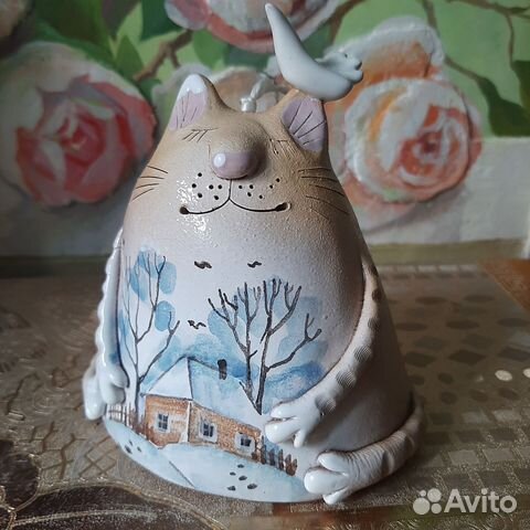Кот керамика купить в Москве | Товары для дома и дачи | Авито