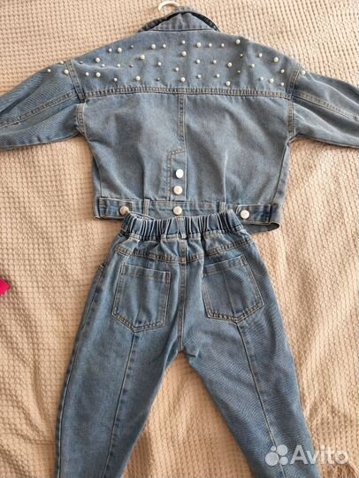 Джинсовка и джинсы для девочки 3 года