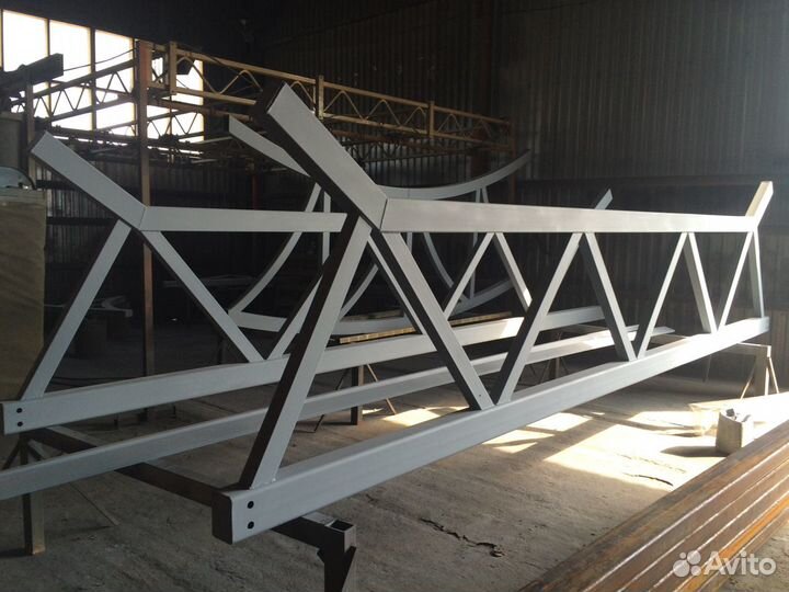 Фермы. Металлические кровельные. Фермы для навеса