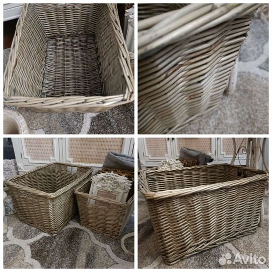 Корзина ротанг (Франция) фоторамки (Италия)