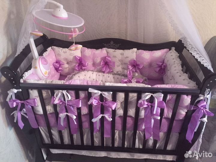 Детская кроватка Baby-Luce Лучик шоколад