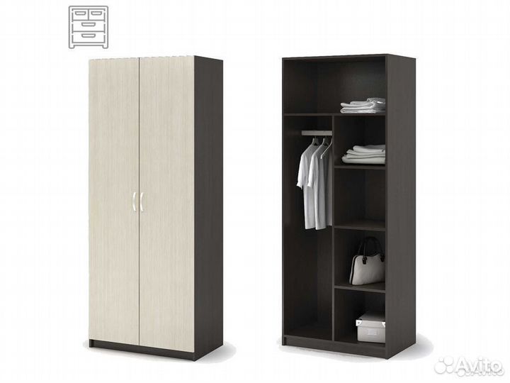 Шкаф двухстворчатый