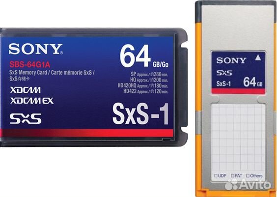 Карта памяти Sony SxS-1 64GB SBS-64G1A
