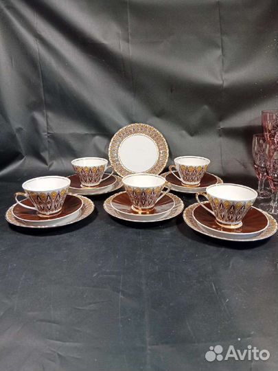 Кофейные тройки из сервиза 