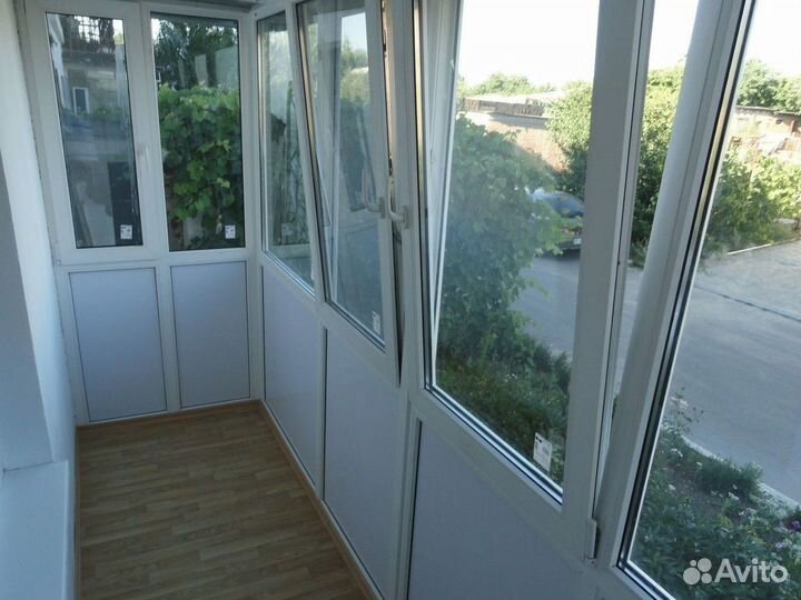 Окна в пол на балкон