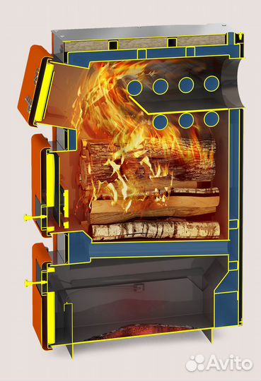 Отопительный твердотопливный котел Куппер про-28