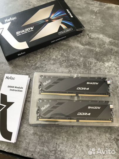 Оперативная память Netac Shadow DDR4 32GB