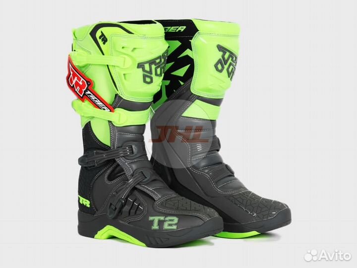 Мотоботы tiger MTR-T2 (Салатовый, 45)