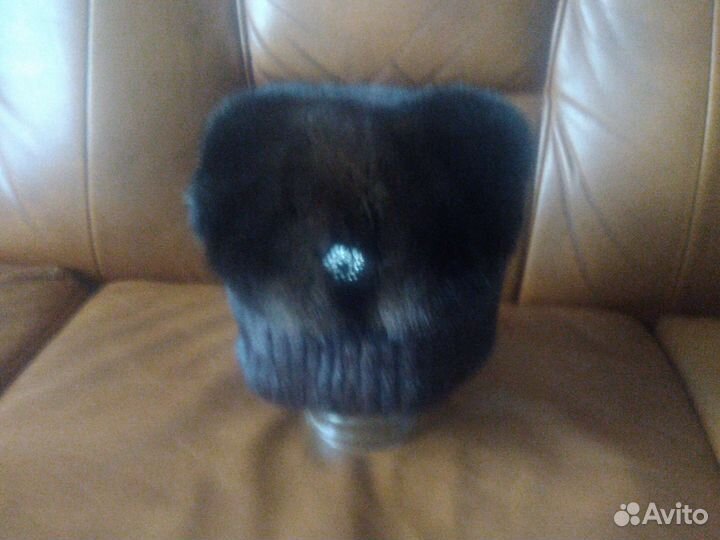 Шапка норковая женская