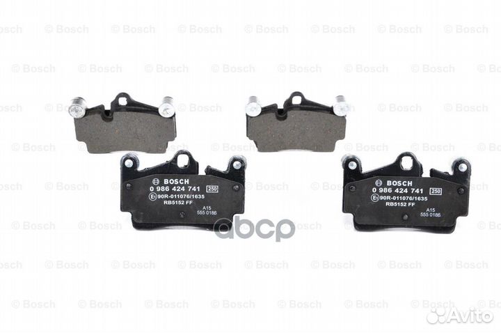 Колодки тормозные дисковые зад 0986424741 Bosch