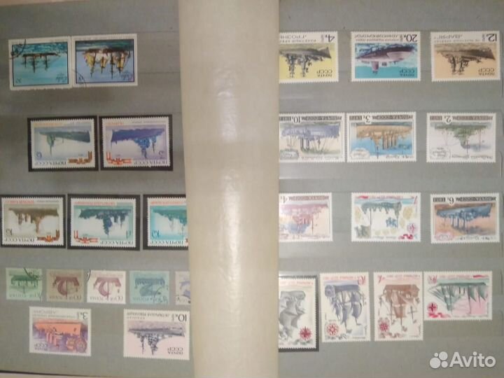 Альбом с марками СССР. Космос. Лодки. Революция. Л