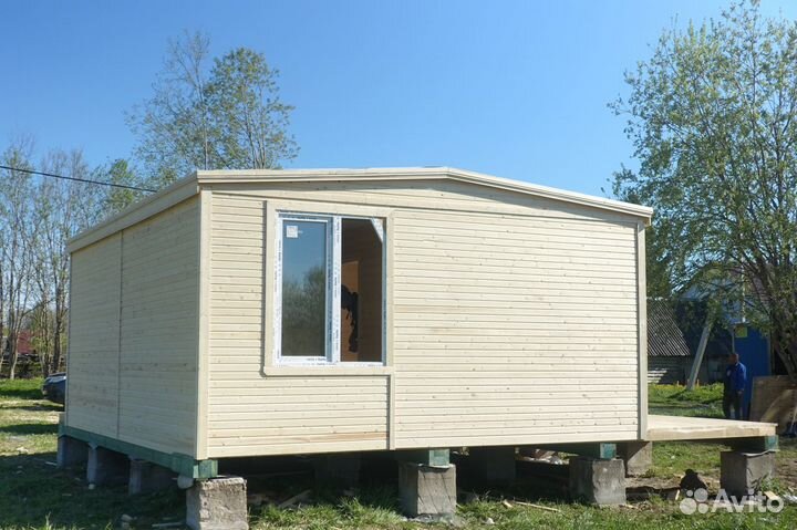 Бытовка + Бытовка, летний Домик