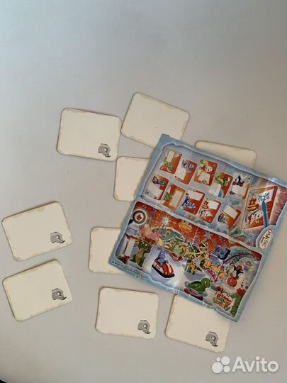 Коллекционные стикеры киндер сюрприз kinder