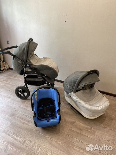 Коляска verdi zippy 2 в 1 + автолюлька