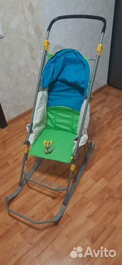 Детские санки коляска