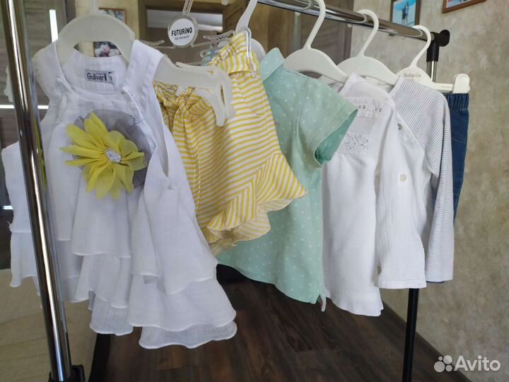 Летние вещи для девочки (1-2 года)