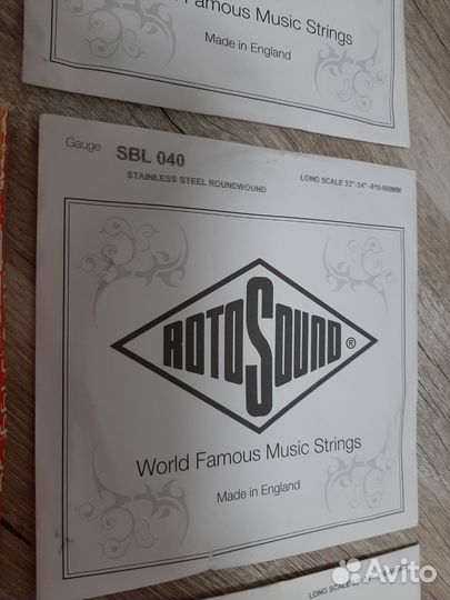 Струны swing bass made in England